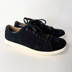 Cole Haan Grand Crosscourt II Black Suede Sneakers Shoes Black Womens Size 9 B